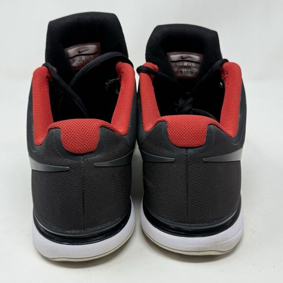 Nike Zoom Vapor 9.5 Tour Tennis Roger Federer Mens 13 Black Red Shoes 631458-007 - Picture 12 of 16